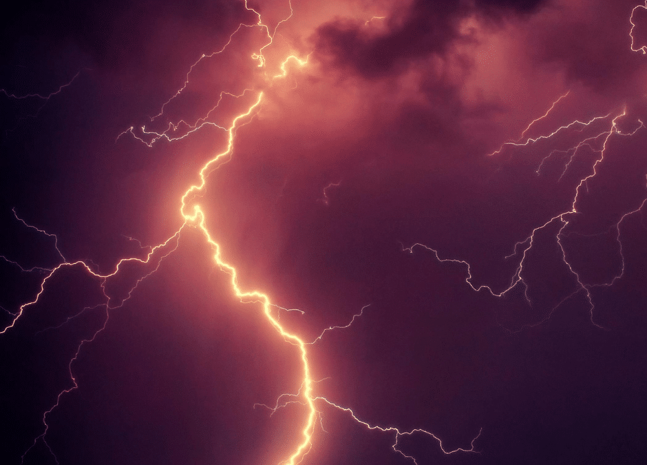 Lightning Sparked Jasper Wildfire 