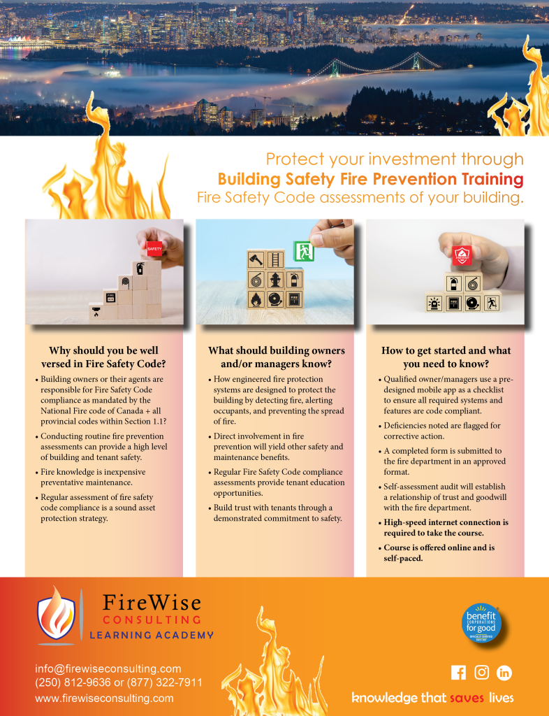 BSFP Building Safety Fire Prevention Training OVERVIEW FireWise