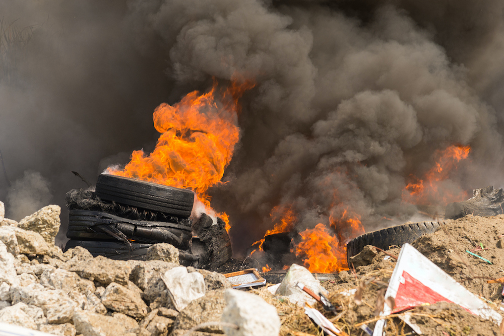 Hot Work Found As the Cause of a Massive Tire Fire