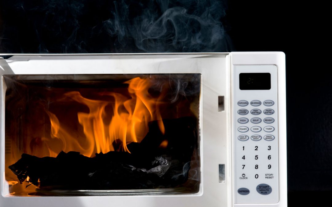 N95 Mask and a Microwave Causes a Fire
