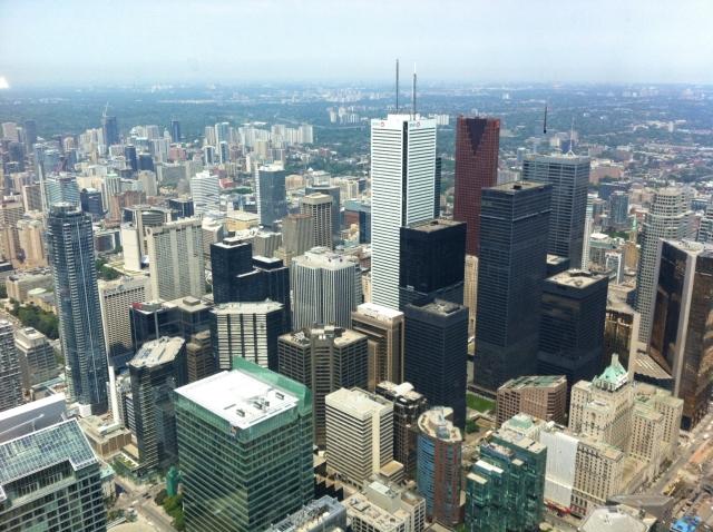 Downtown Toronto From CN Tower