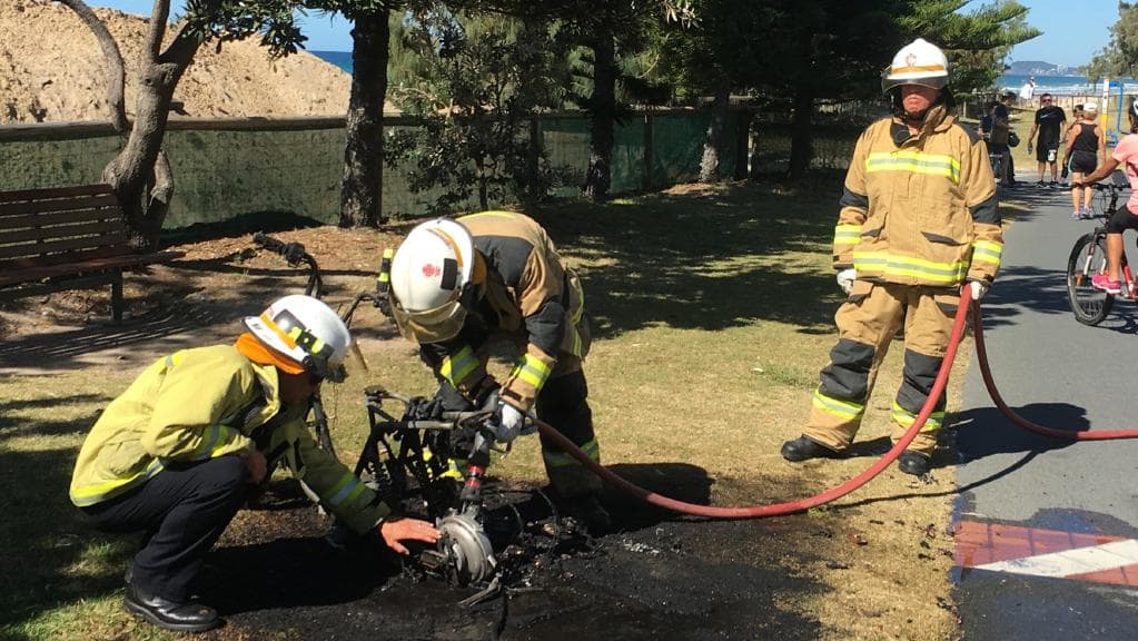 Electric Bike Fire