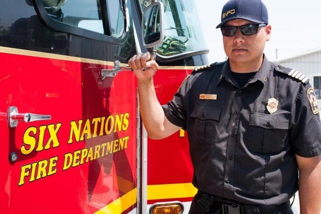 First nations firefighter
