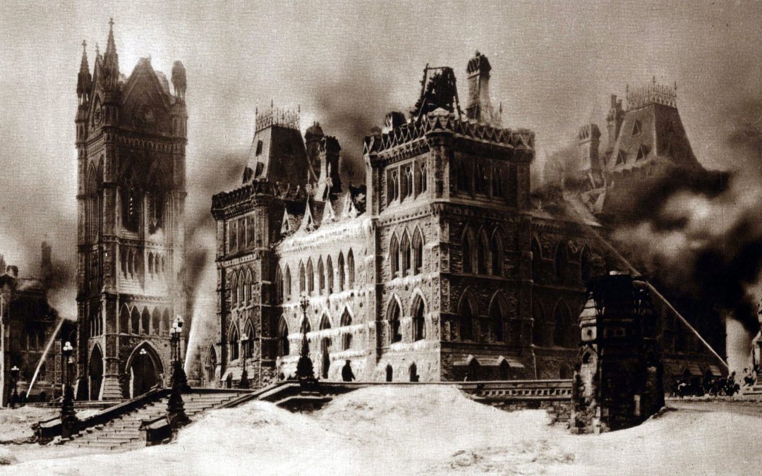 Parliament after fire NYT Feb 1916
