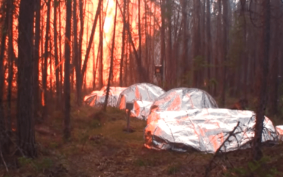 NASA adapts heat shield technology to fire shelters