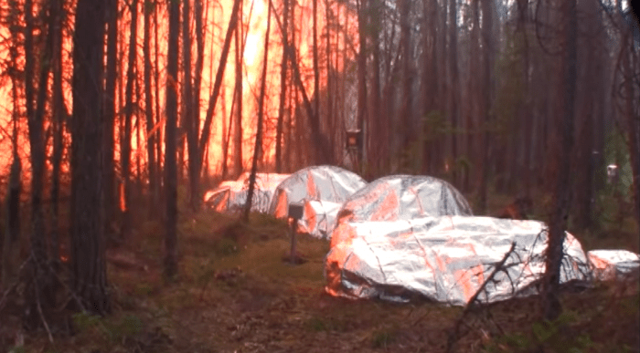 fire shelter nasa