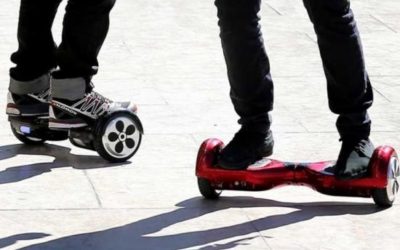 Hoverboard safety warning on Back to the Future Day