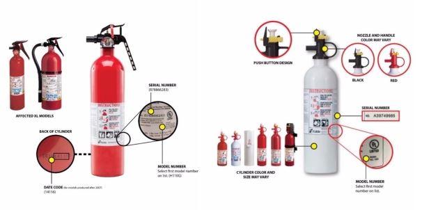 Kidde fire extinguisher recall