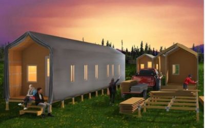 Architecture student develops easy-to-build shelter for evacuees