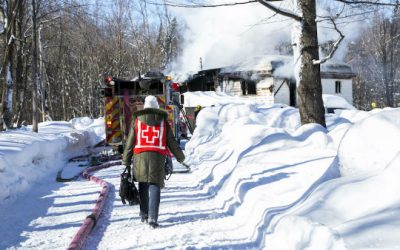 Red Cross Helping Victims of Fire